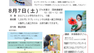 夏休みだから体験しよう！小学生のプログラミング体験教室